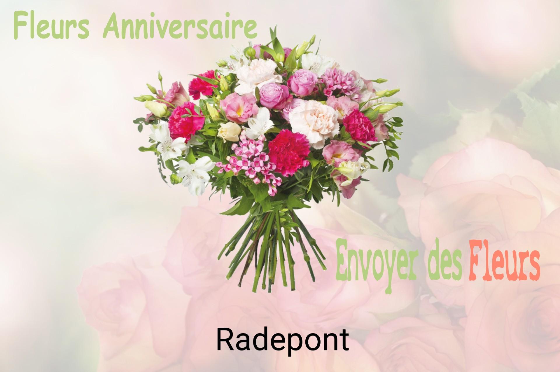 Bouquet de fleurs d’anniversaire livré à Radepont
