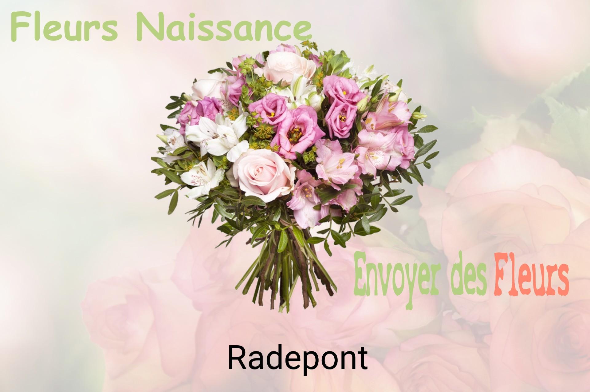 Bouquet de fleurs de naissance livré à Radepont